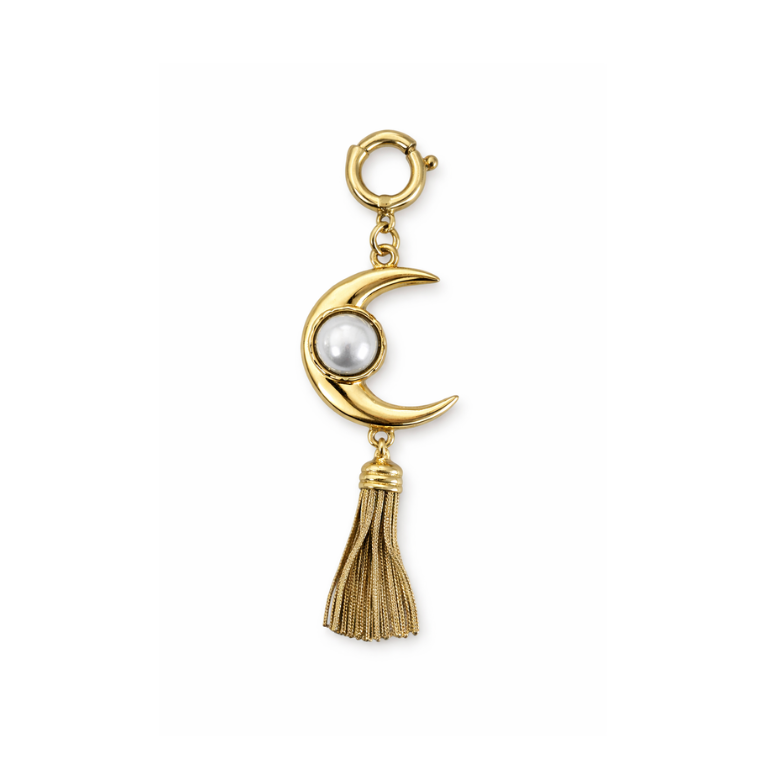 Pearly Moon Charm